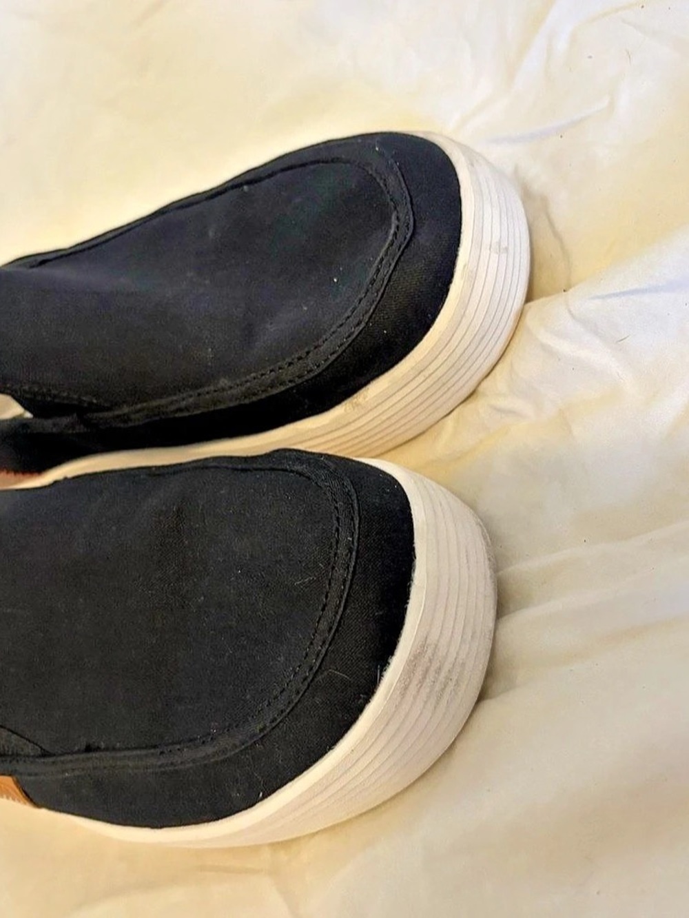 Hey Dude Sunapee Craft womens Slip-On Canvas Shoes Black US 9 - Picture 6 of 9